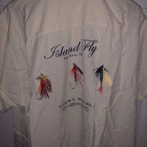 Tommy Bahama Men's XL Embroidered Shirt